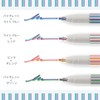 Sunstar Stationery S4540735 Water-Based Pen, Twin, 2-Color Line Pen, Set