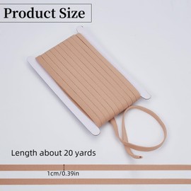 letsinstyle 20 Yards 0.39 Inch Wide Nylon Plush Boning, Beige Hollow Corset Boning Casing, Bra Underwire Elastic Band for Wedding Party Bridal Gowns Dress
