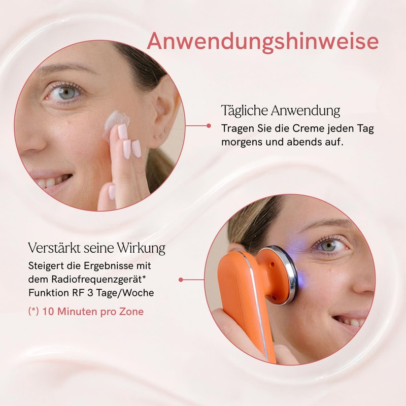 MASDERM Ultrasonic Face Cream High Frequency Moisturising Face Cream Anti-Wrinkle