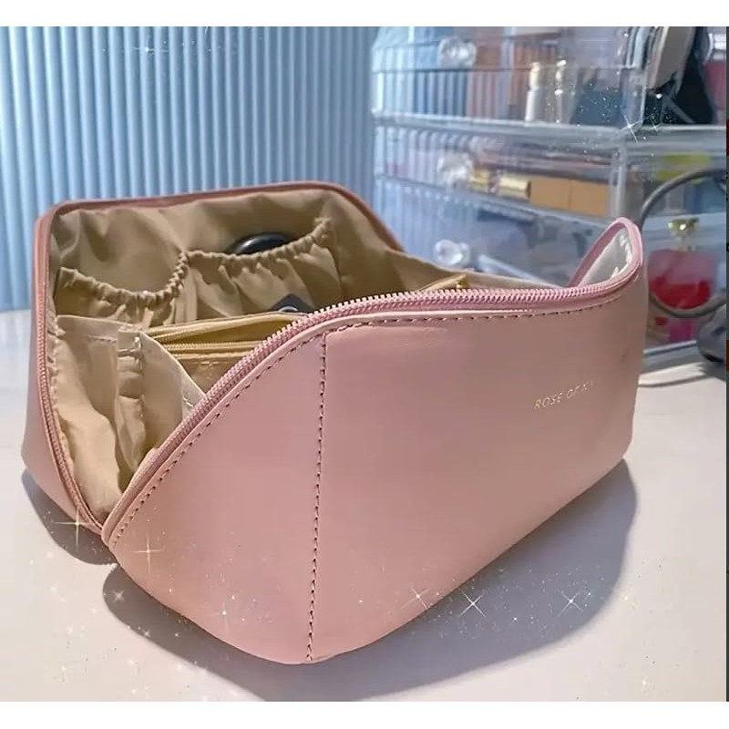 Women Cosmetic Bag Large Makeup Bag with Compartments for Women