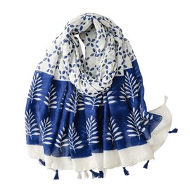 FASELE Scarf, Large, Soft, Soft, Soft, Bohemian, Refreshing, Fresh, Fresh, Cotton, Linen Style, Air Conditioning, Sunburn Protection, UV Protection, Thin, Temperature Difference, Coordination