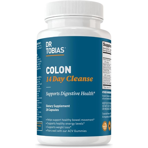 Dr. Tobias Colon 14 Day Cleanse, Advanced Gut Cleanse Detox
