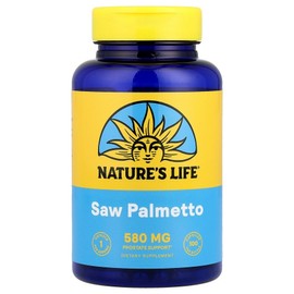 Nature's Life Saw Palmetto 580mg 100 Capsules Herbal Supplement, 1 / Nature's Life 네이처스라이프 쏘팔메토 580mg 100 캡슐 허브보충제, 1