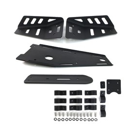 REARACE Front and Rear A-Arm Guards, 4mm Aluminum A-Arm Skid Plates Compatible with Raptor 700 2006–2024, 700R 2013–2024, 700R SE 2022–2024