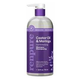 Renpure Shampoo Aceite De Recino Y Moringa, Rizos Hidratados