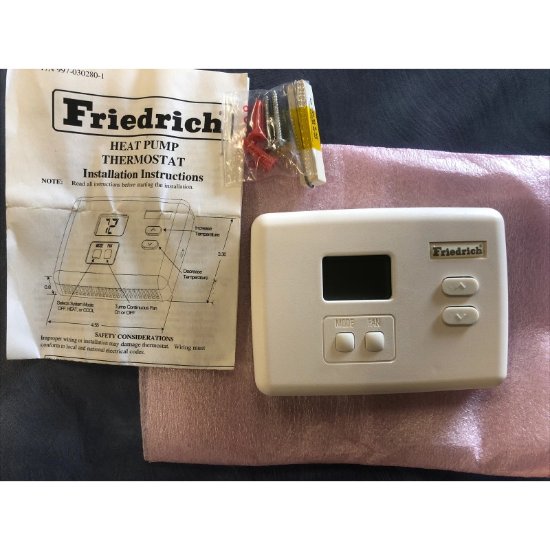 Friedrich RT3 digital heat pump thermostat
