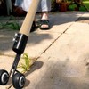 tooloflife Adjustable Manual Weeder with Wheel for Moss and Weeds