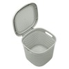 JVL Droplette Design Plastic Storage Basket, 15L, 28 x 32