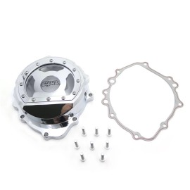 Secret-E Chrome Left Engine Stator Cover See Through For Honda 2007-2024 CBR600RR/600RA