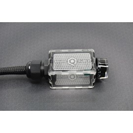 SoundQubed Bass Knob – Premium RCA Subwoofer Volume Control (Clear)