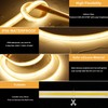 Gonoce Above Ground Pool Lights, 33Ft LED Strip Light up