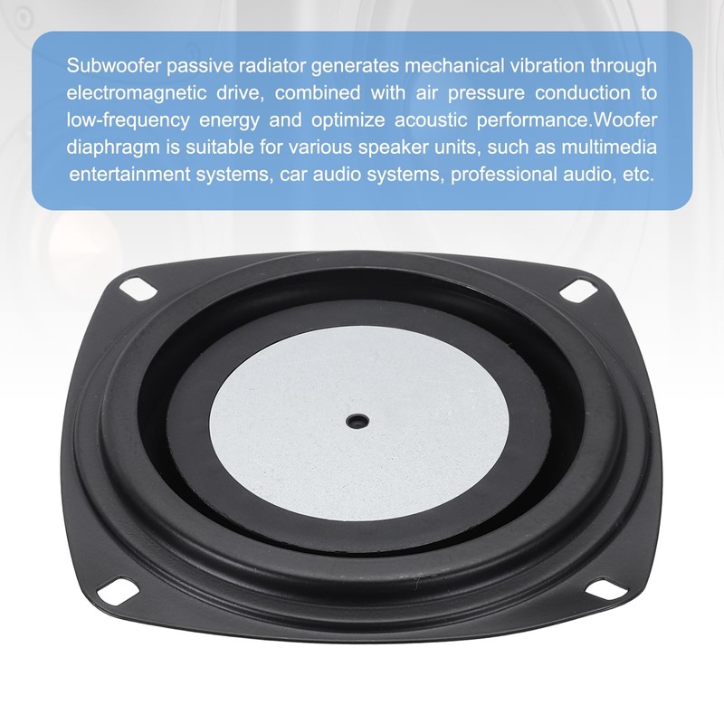 sourcing map 1 Pcs Passive Radiator 4 Inch Woofer Vibrating