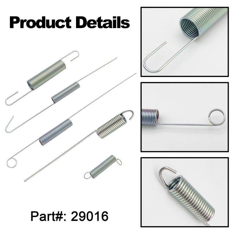 YGQ 5 Pcs 29016 Extension Spring Assortment for Automotive Carburetor