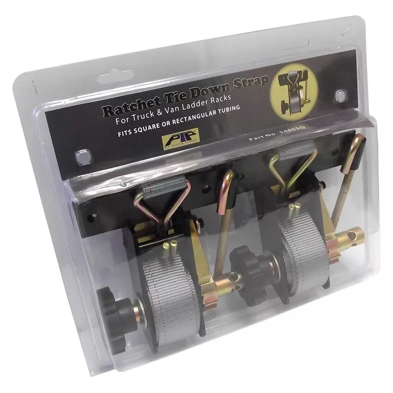 PTP Ladder Rack Ratchet Tie-Down Straps (Pair) Square Mount Replaces