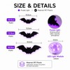 36-Piece LED 3D Halloween Bat Wall Decorations – Light-Up Flying