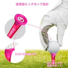 MAZEL Clear Plastic Golf Tee, Increased Distance and Durability, 5 Prong Design, Stability, Not Easy to Break, Long Tee/Short Tee, Screwdrivers, Pack of 8, 2.0, 2.4, 2.8, 3.3 inches (50 mm), 2.4