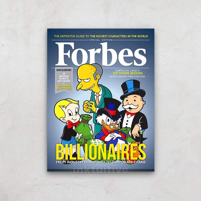 Inktuitive 'Forbes' Inspirational Wall Decor for Office, Canvas Inspirational Wall