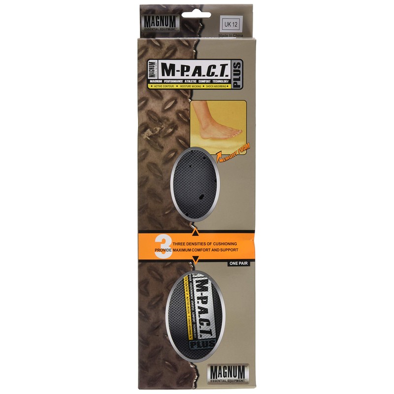 Magnum Unisex-Erwachsene M-P.A.C.T Einlegesohle mit Komfort-Einlegesohle, Grau, 44 EU