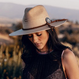 Charlie 1 Horse Lefty Palm Cowgirl Hat (US, Alpha, Large, Copper)