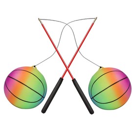 Sonkoloro Exercise Ball for Kids Middle Aged and Elderly, 2pcs Outdoor Fitness Balls Hand Throwing Ball Stretch Arm and Shoulder Joints Exercise EquipmentOutdoor (35cm)