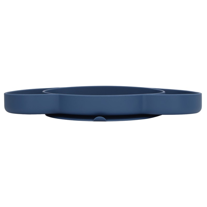 Kids Divided Plates Safe Silicone Foldable Prevent Slipping Toddler Suction