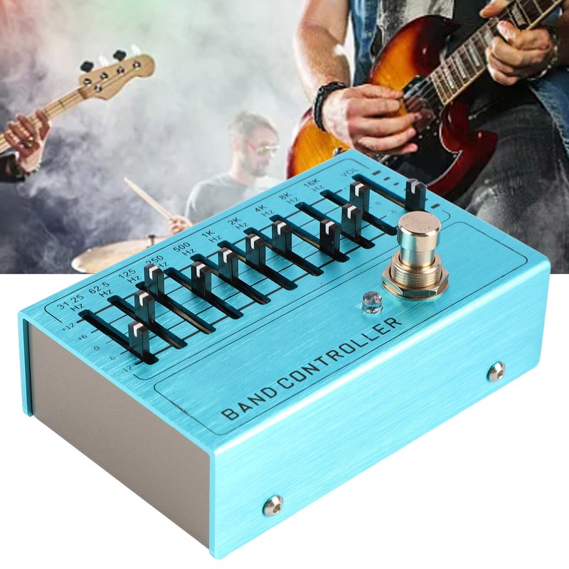 Instrument Band Controller Guitar Tone Preamplifier 10 Bands EQ Independent