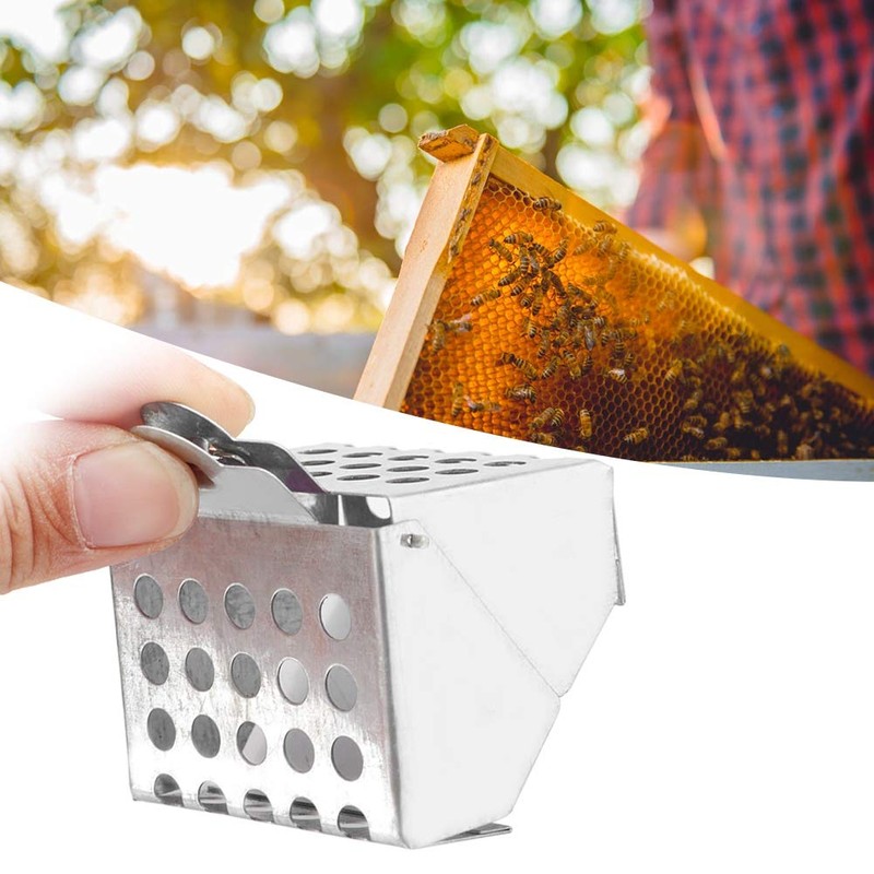 URRNDD Galvanized Iron Queen Bee Catcher Clip Queen Cage Clip
