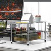 Simple Houseware Chrome Metal Stackable Storage Rack, 16.75 in L