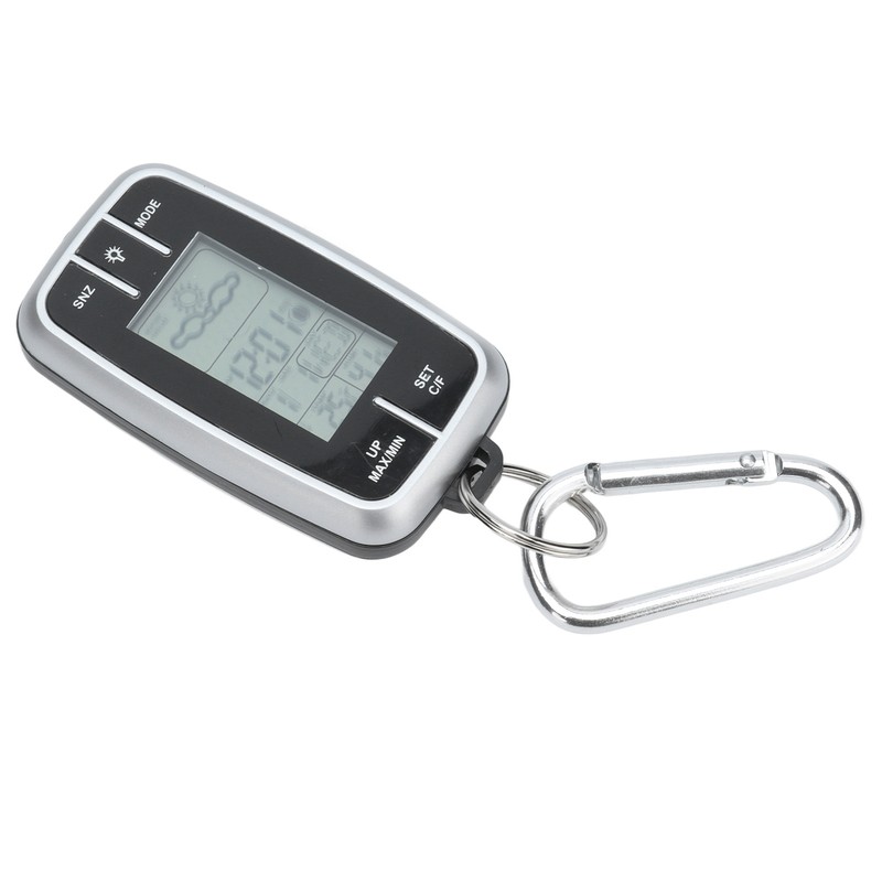 Mini Multifunction Compass Weather Station Mountaineering Watch Thermo Hygrometer Backlight