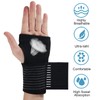 ACWOO Wrist Brace, 2 Pack Elastic Wrist Support with Strap,