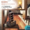 Alpine Corporation TT8002 Indoor/Outdoor Tabletop Stacked Rocks Eternity Fountain, Modern
