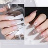 Annhua Clear Nail Tips, 240 Pieces Set, Ultra-Thin, Ballerina Nails,