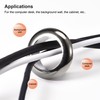 sourcing map Desk Grommet 30mm for Organizing and Protecting Cord