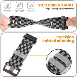 BANSO for Garmin Fenix 5X/6X/7X/8 51mm Watch Band, 26mm Quickfit Watch Bands for Garmin Fenix 7X Pro Sapphire Solar/6X Pro/5X Plus Band, for Garmin Fenix 3, Tactix Delta