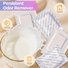 Milk Scented Sachets – Long-Lasting Odor Remover and Freshener for Shoes, Closets, Drawers, and Storage Spaces – Pack of 10 (Milk)