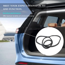 Rear Trunk Lid Weatherstrip Seal Compatible for Camry 2007-2016 Rear Trunk Sealing Strip for RAV4 2009-2014 Sound Insulation Car Rubber Seal Weather Strip Replace#64461-33070 64461-06060