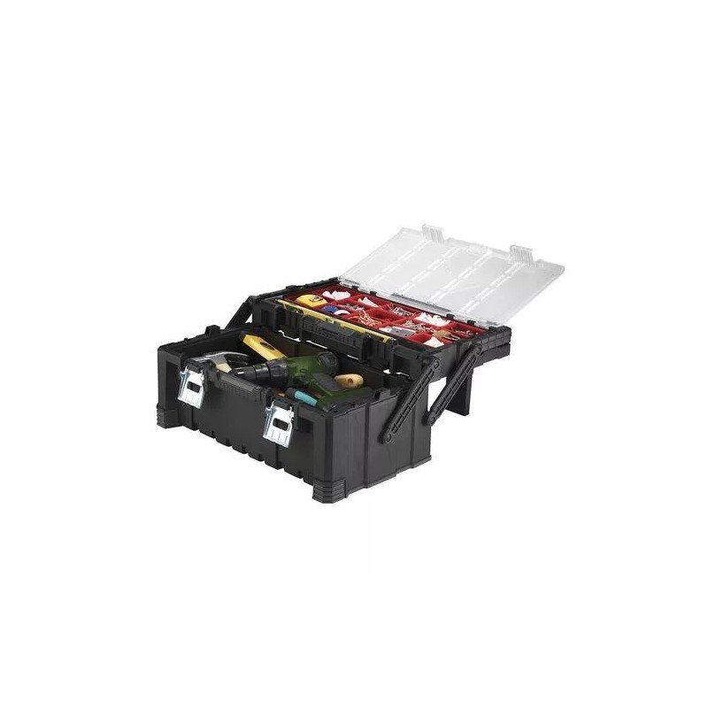Keter 22" Heavy Duty Cantilever Removable Bin Cantilever Tool Box