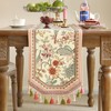 patdrea Velvet French Table Runner Farmhouse for Home Kitchen Dining