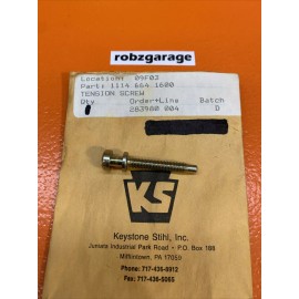 GENUINE STIHL OEM STIHL O20 020 AV AVP BAR/CHAIN ADJUSTMENT ADJUSTER SCREW 1114-664-1600 —B69