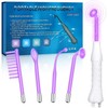 KAPASKI High Frequency Facial Wand 4-Piece Set, Facial Machine for Face Eyes Hair Body
