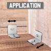 Dunzy 18 Pcs 1x1 Inch Heavy Duty Wood Table Top