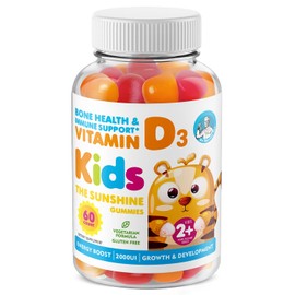 DR. MORITZ Vitamin D3 Gummies for Kids & Adults 2000 IU - High-Absorption Vitamin D Kids Gummies Supplements - Vegetarian, Immune Support D3 for Adults & Kids (60 Count)