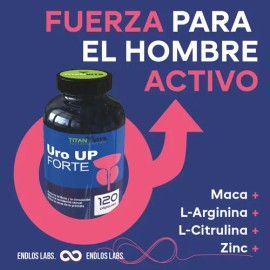 Uro Up Forte  120 Capsulas  Suplemento Para La Próstata                                                                                               