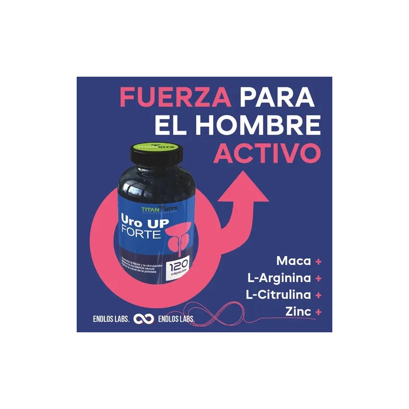Uro Up Forte 120 Capsulas Suplemento Para La Próstata