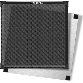 FAHKNS Honeycomb Working Table, 19.68"x19.68"x0.87" Honeycomb Laser Bed for Most Laser Engravers, for Fast Heat Dissipation and Table-Protecting with Aluminum Plate