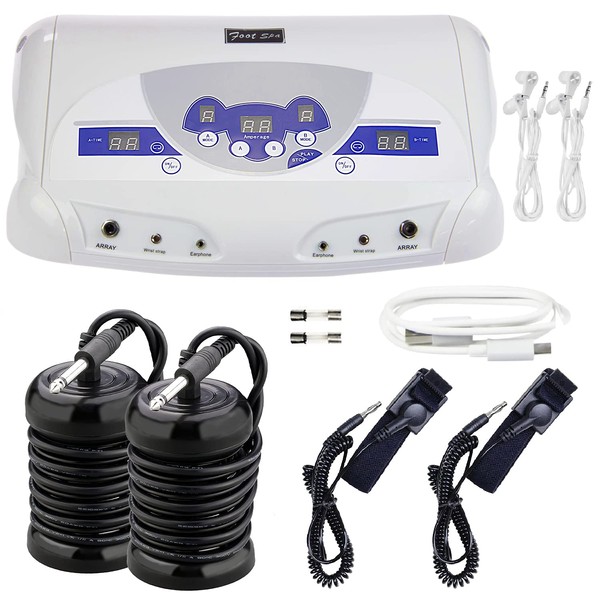 veicomtech Dual Ionic Foot Bath Detox Machine, ion Detox Foot