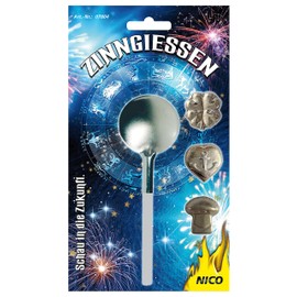 Nico Europe® Set of 5 Pewter Casting 3 Figures with Spoon