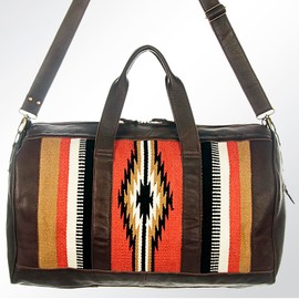 American Darling Duffel Saddle Blanket Genuine Leather Western Women Bag | Handbag | Leather Duffle Bag | Weekend Bag