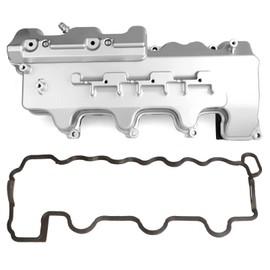 MITZONE Upgrade Aluminum Valve Covers Left and Right Compatible with Mercedes ML350 ML320 E320 SLK320 CLK320 C320 C280 C240 1998-2005 Left Driver Side