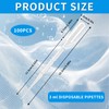 Pipette, 3ML 100 PCS Disposable Pipettes Plastic Droppers, Plastic Eye
